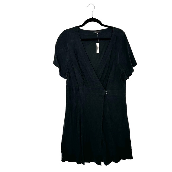 MADEWELL Pleated-Waist True-Wrap Mini Dress - Picture 4 of 7